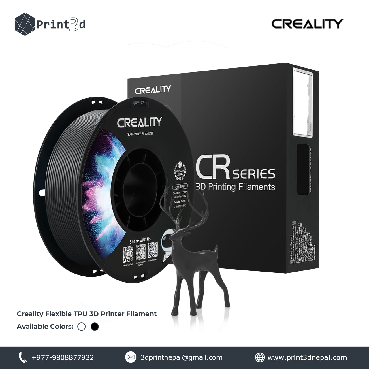 Creality TPU Filament - Black